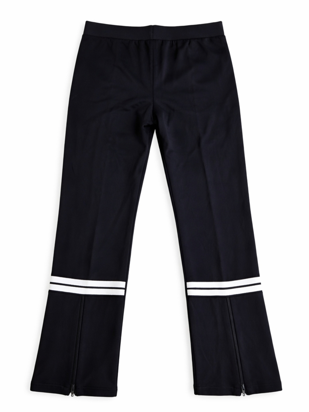 Sergio Tacchini Black Dress-Style Track Pants with White Logo - Picture 4 of 7
